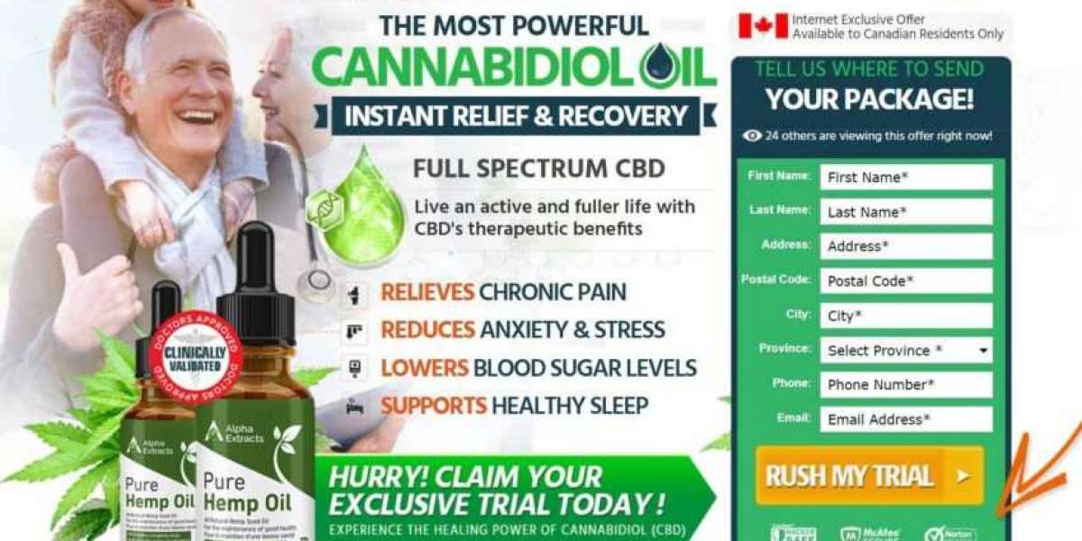 Alpha Extracts CBD Oil  CANADA – Relieves Stress, Pain & Discomfort Easily!