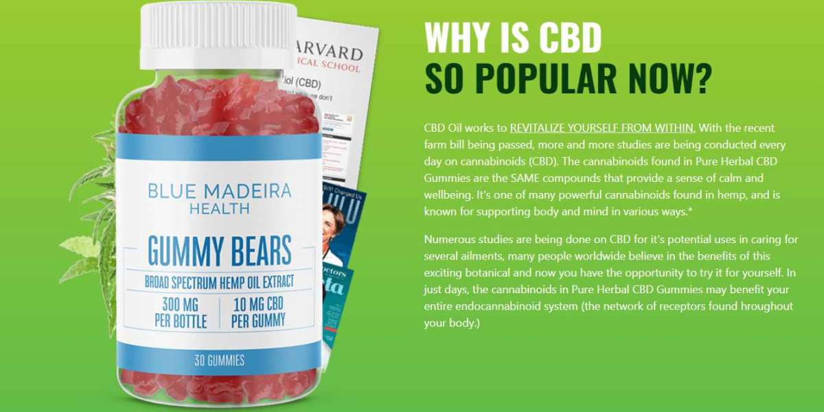 Blue Madeira CBD Gummies Ingredient List: Real Users Reviews