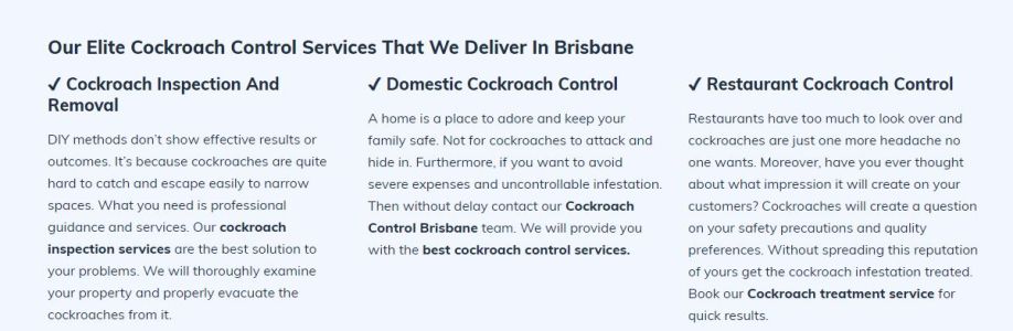 Green Pest Shield - Cockroach Control Brisbane Cover Image