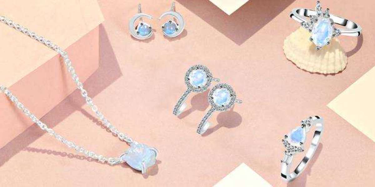 Buy Sterling Silver Moonstone Jewelry in India