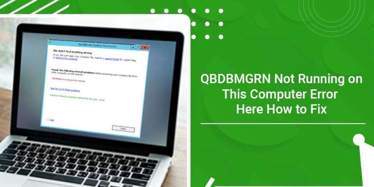 How to resolve Qbdbmgrn Not Running On This Computer?