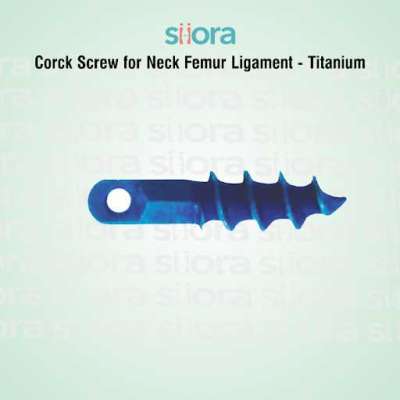 Corck Screw for Neck Femur Ligament – Titanium Profile Picture